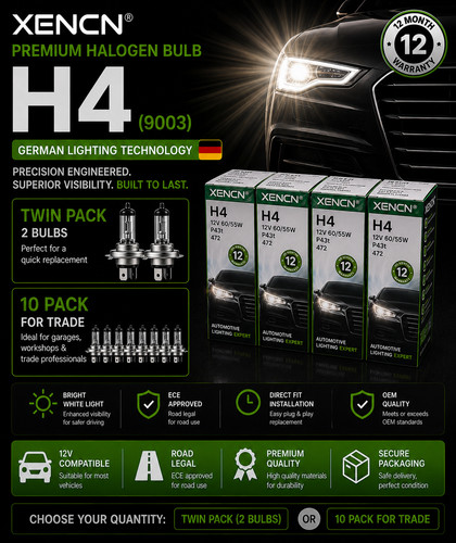 Xencn halogen headlight - xencn,