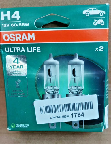 Halogen headlight bulbs 12v - h4,