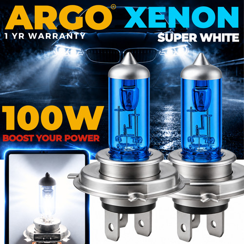 Headlight bulbs 100w xenon - h4,