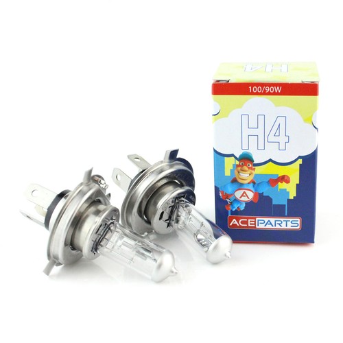 100w clear standard halogen - h4,