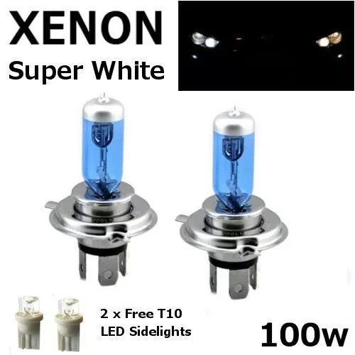 100w super white xenon - h4,